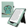 Étui Hibou Endormi pour Kindle Paperwhite - Protection Tendance Turquoise-Marron