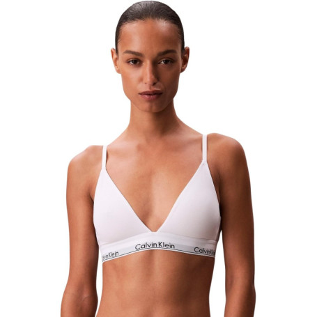 Soutien-Gorge Triangle Femme Calvin Klein avec Basque Élastique