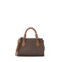 Sac Messager Michael Kors Marilyn en PVC Marron avec Logo