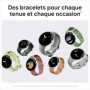 Google Pixel Watch - Montre Connectée Android avec Suivi d'Activités