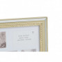 Cadre photo DKD Home Decor Luxury Verre Argenté Doré Aluminium PS Traditionnel ( 66,99 €