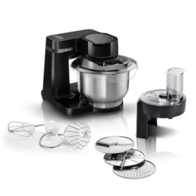 Robot de cuisine Bosch MUM Serie 2, 700 W, bol inox 3,8 L, noir