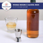 Double Mesure à Alcool en Inox Louis Tellier - Précision et Robustesse