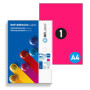 Étiquettes Adhésives A4 Rose Fluo - 50 Feuilles Imprimables MD Labels