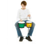 Bongo Nino Percussion en Plastique pour Enfants - Instrument Musical Coloré