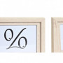 Porte photos mural DKD Home Decor Urban Verre Naturel Multicouleur Bois MDF (40 69,99 €