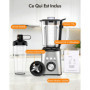 Blender Mixeur Haute Vitesse 1000W avec Bol en Verre 1,5L et Tasse 600ml