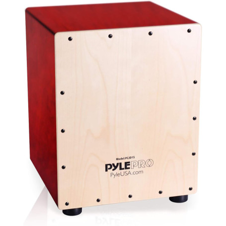 Cajón Acoustique Pyle en Bois de Bouleau - Percussion Compacte et Légère