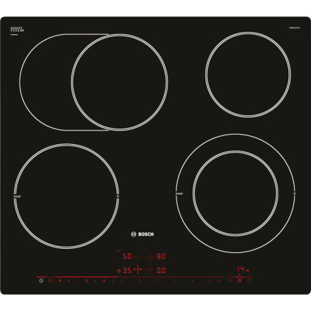 Plaque de cuisson vitrocéramique Bosch Série 8 60 cm avec PowerBoost
