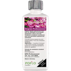Engrais Liquide POFLO pour Clématites et Plantes Grimpantes - 500 ml