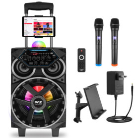 Enceinte Bluetooth Puissante Pyle 580W avec Micro et LED Rythmiques