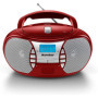 Karcher RR 5025 Boombox CD Radio Portable Rouge
