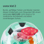 Casque de vélo léger Uvex Kid 2 pour enfants - Ajustable et lavable - Underwater 46-52 cm