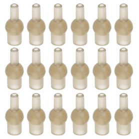 Lot de 50 perles d'arrêt en caoutchouc pour pêche à la carpe - 16 mm