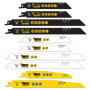 Lot de 10 lames de scie sabre SabreCut pour Bosch et Dewalt