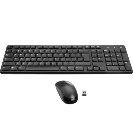 Speedlink SIGNIUM Kit Clavier et Souris Sans Fil USB 2.4G - QWERTY US, Noir