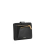 Portefeuille Compact en Cuir Noir Harwell pour Femme - Fossil
