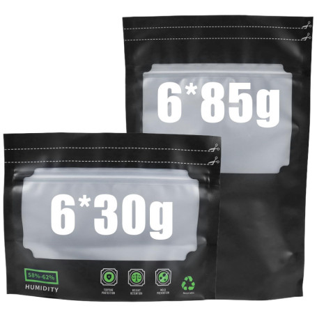 SENLINLIN Lot de 12 Sacs de Rangement Réutilisables avec Contrôle d'Humidité