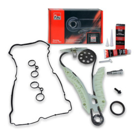 Kit de chaîne de distribution FAI Autoparts TCK118 - Qualité OE, 144 maillons, Blanc
