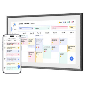 Calendrier Numérique Dragon Touch 21,5" - Planificateur Familial Écran Tactile
