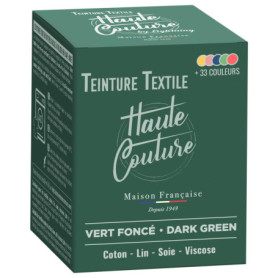 Teinture Textile Haute Couture Vert Foncé - 350g Prêt à l'Emploi