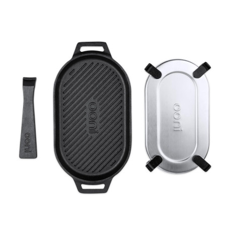 Poêle Grizzler en Fonte Ooni – 31 cm avec Poignée Amovible