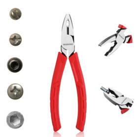 Pince Universelle WORKPRO 165 mm - Confort et Précision pour Bricolage