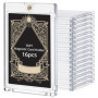 QWORK Porte Cartes Magnétiques Acrylique - 16 Pièces avec Protection UV