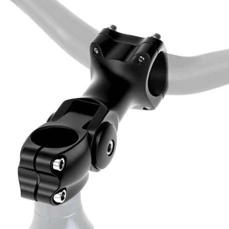 Potence VTT QWORK en Aluminium Réglable 31,8 mm x 110 mm