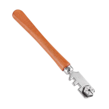 Outil Coupe-Verre Professionnel Xinrub 130MM avec 6 Molettes pour Bouteilles et Miroirs