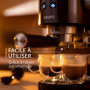 Cafetière Expresso Manuelle KRUPS Virtuoso+ - Préparez des Boissons comme un Barista