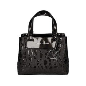 Sac à provisions Armani Exchange Lize Pebble pour femme - Noir