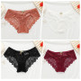 Zhiaek Lot de 5 Culotte Dentelle Sexy pour Femme String Femme Sexy Chic Tanga sous Vêtements Féminins Lingerie Shorties Hipster 