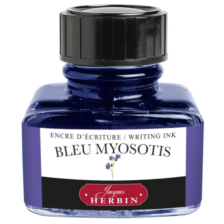 Flacon d'encre Jacques Herbin 30 ml - Bleu Myosotis pour Stylo-Plume