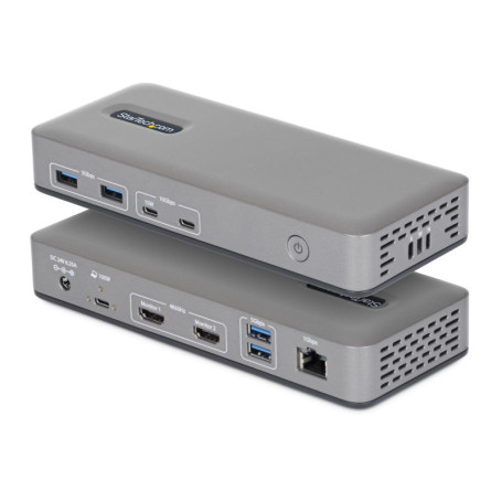 Station d'accueil USB-C StarTech avec double HDMI 4K et chargeur 100W