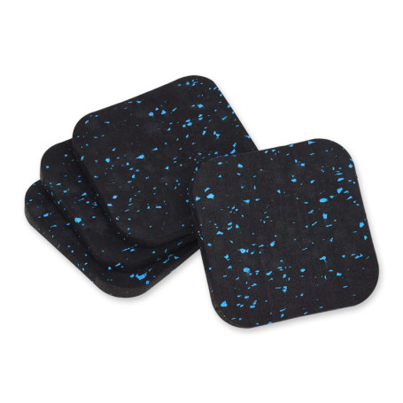 Lot de 4 Tapis en Caoutchouc Antidérapants pour Tapis de Course