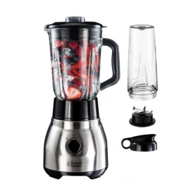Mixeur Russell Hobbs Essential en Verre 1,5L avec Gourde Nomade