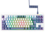 Clavier Mécanique Gamer Trust Gaming GXTrust 872 TKL AZERTY RGB Blanc