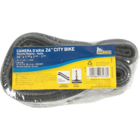 Chambre à air 26" x 1 3/8" On Bike - Valve Schrader, Idéale pour Vélos de Ville