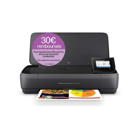HP OfficeJet 250 Imprimante Multifonction Portable avec Wi-Fi et USB