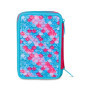 Trousse Scolaire Seven Mermaid Magic 3 Compartiments Bleu Ciel