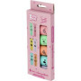 Set de Mini Surligneurs Pastel Funny Animals - 6 Couleurs Douces pour École et Bureau
