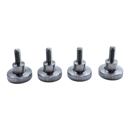 Vis Moletées Inox AISI 303 M4 x 10 mm - Lot de 4 - PrecisionGeek