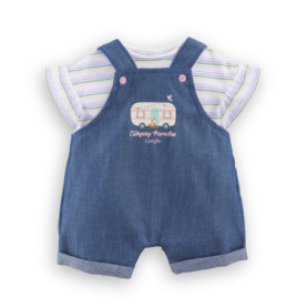 Ensemble Combishort et T-Shirt Petit Explorateur pour Poupon Corolle 30cm