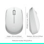Logitech M171 Souris Sans Fil Ambidextre - Autonomie 12 Mois - Blanc