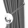 Crochets en Cristal Argenté pour Rideaux - Set de 2 Tiardey