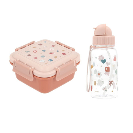 Coffret Repas Pratique Tutete pour Enfants - Boîte Bento et Gourde Tritan