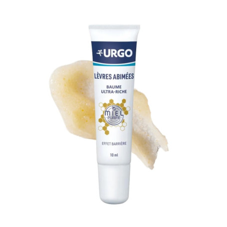 Urgo Baume à Lèvres Ultra-Riche - Protection et Nutrition Intense au Beurre de Karité