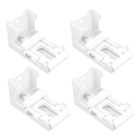 Supports à Ressort OTOTEC pour Stores Romains - Lot de 4, Blanc