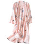 Robe Kimono Multicolore pour Femme - Taille L